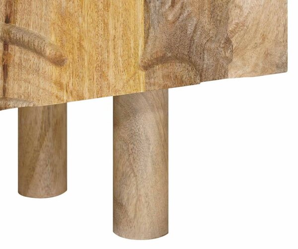 Széf 100 x 30 x 65 cm Tömör Mangófa és Műszaki Fa