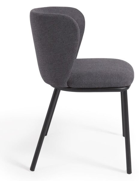 Sötétszürke étkezőszék Ciselia – Kave Home