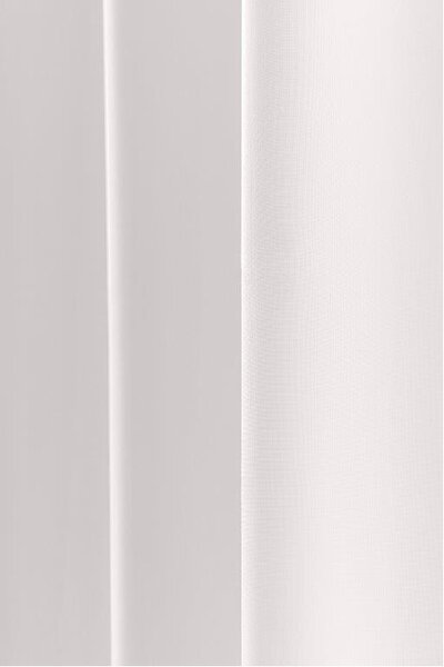 OXFORD LIGHT fehér függöny 140x250 cm Felfüggesztés: Hullámos sínszalag