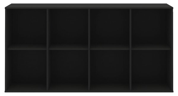 Fekete moduláris polcrendszer 136x69 cm Mistral Kubus - Hammel Furniture