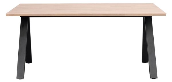 Bővíthető étkezőasztal tölgyfa asztallappal 170x100 cm Carradale - Rowico