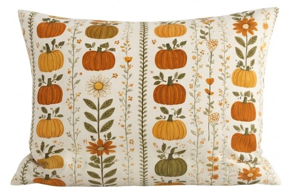 Flanel párnahuzat PUMPKIN LINES 50x70 cm, színes