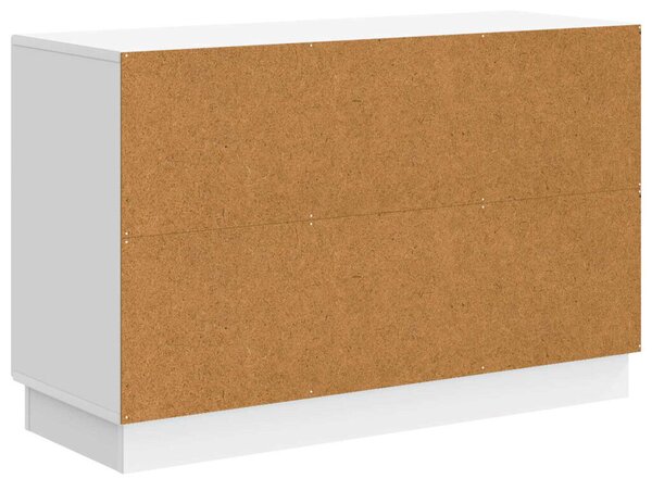 Széf fiókkal Fehér 89 x 34,5 x 57 cm Szerelt Fa