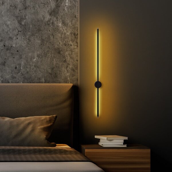Fekete LED fali lámpa Sword – Opviq lights