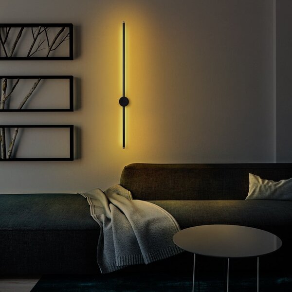 Fekete LED fali lámpa Sword – Opviq lights