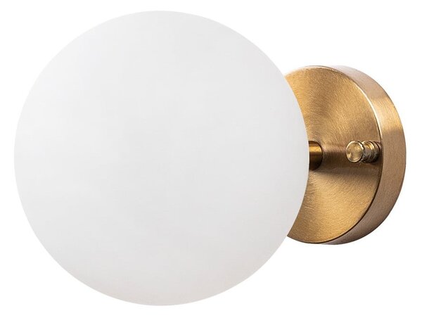 Fehér-bronzszínű fali lámpa ø 15 cm Atmaca – Opviq lights