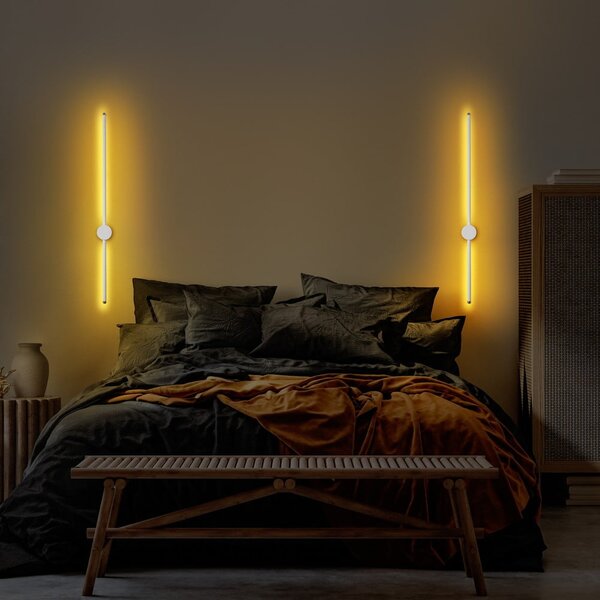 Fehér LED fali lámpa Sword – Opviq lights