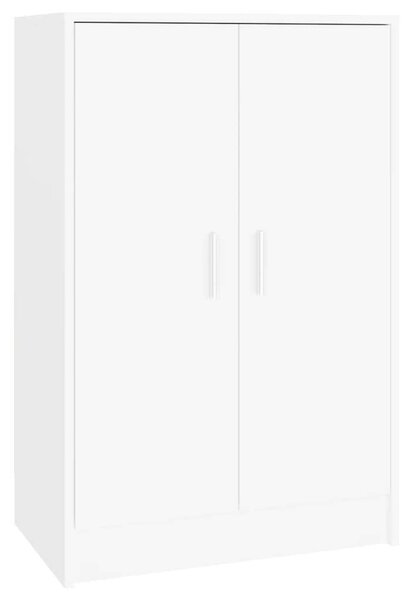Fehér Cipősszekrény - 2 Ajtós - 60x35x92 cm