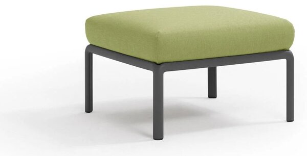 Nardi Komodo moduláris puff, lábtartó antracit-avocado sunbrella