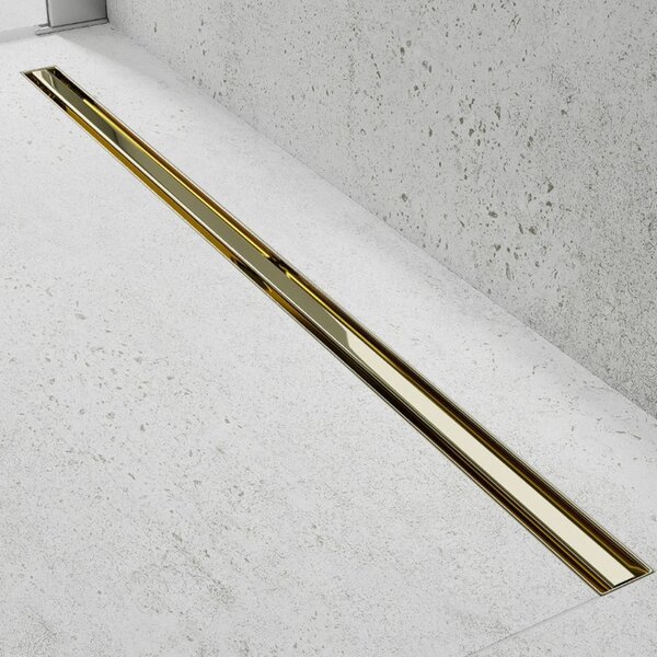 HD Mars Slim 06 Gold rozsdamentes acél komplett zuhanyfolyóka