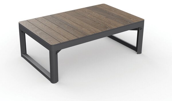 Keter Lyon Deco walnut / grafit kerti asztal