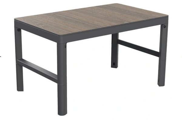 Keter Lyon Deco walnut / grafit kerti asztal