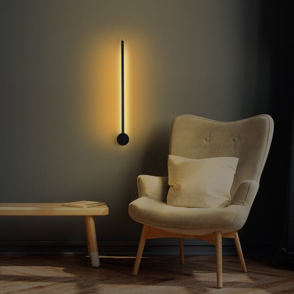 Fekete LED fali lámpa Sword – Opviq lights