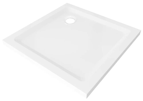 HD Slim 70x70 szögletes lapos akril zuhanytálca, 5 cm magas