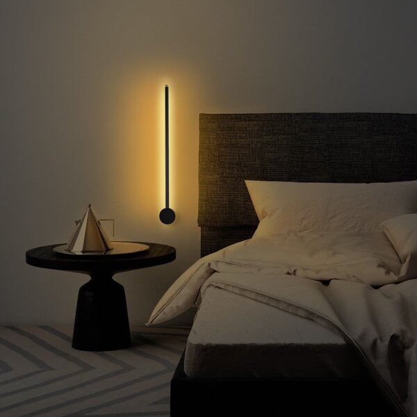 Fekete LED fali lámpa Sword – Opviq lights
