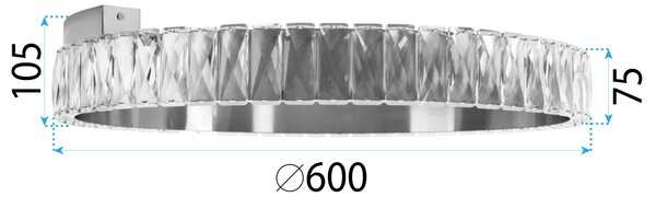 LED Lámpa APP1506-C BRUSH GOLD
