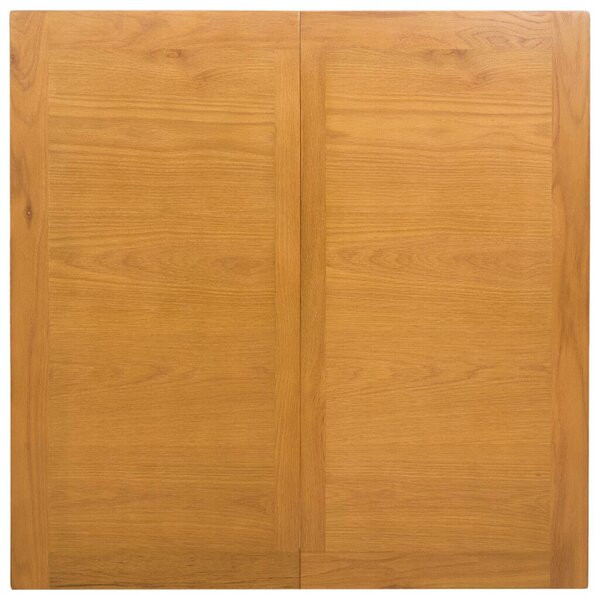 Étkezőasztal 90 x 90 x 75 cm Tömör Tölgyfa Természetes Négyzet