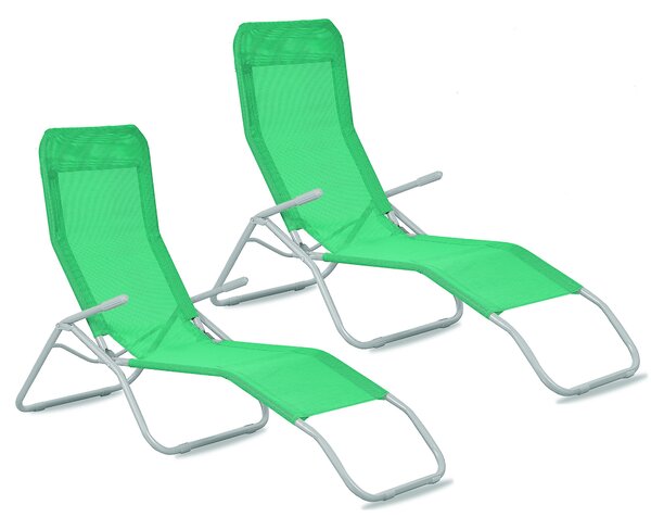 Aga 2x Kerti nyugágy SIESTA Zöld