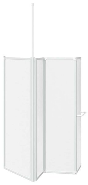 4 paneles összehajtható L formájú kádparaván 70 x 120 x 137 cm