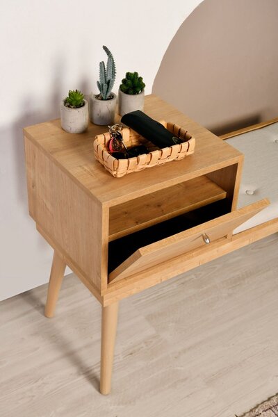 Hanah Home Bench Oak Cream Urban