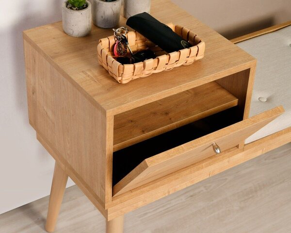 Hanah Home Bench Oak Cream Urban