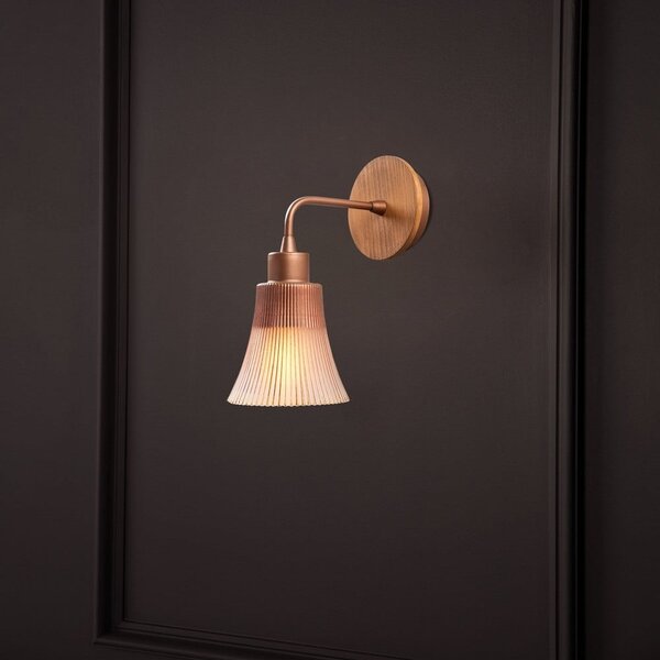 Rézszínű fali lámpa ø 13 cm Foca – Opviq lights