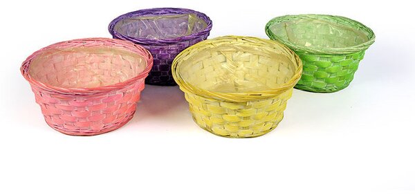 Antikolt bambusz tál mix 17x9cm 8db/csomag