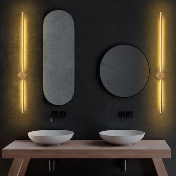 Aranyszínű LED fali lámpa Sword – Opviq lights