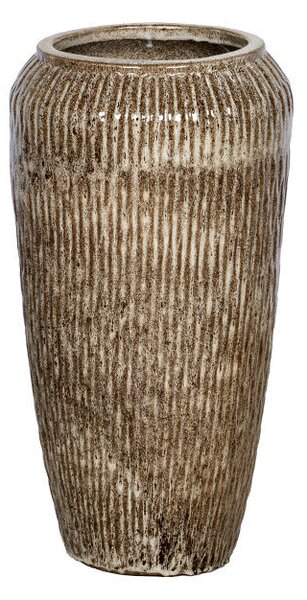 Sintra Vase Giant kerámia növénytartó lencsebarna 29x68cm