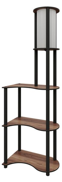 Opviq Floor Lamp Walnut KS-11117