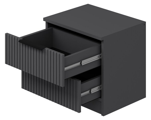 Hanah Home Nightstand Anthracite Kale Plus - 7898