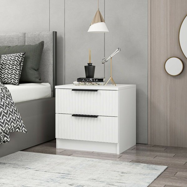 Hanah Home Éjjeliszekrény Fehér Kale Plus - 7910