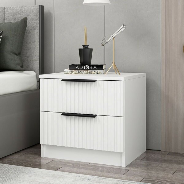 Hanah Home Éjjeliszekrény Fehér Kale Plus - 7910