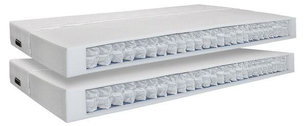 KONDELA Matracok, 2 db-os szett, 18 cm, 80x200 cm, TASTI