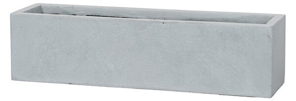 Atlanta Tetra kompozit balkonláda szürke 40x16x16cm