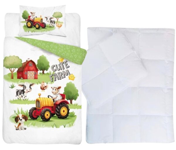 Farmos traktoros ovis ágynemű szett (Cute farm)