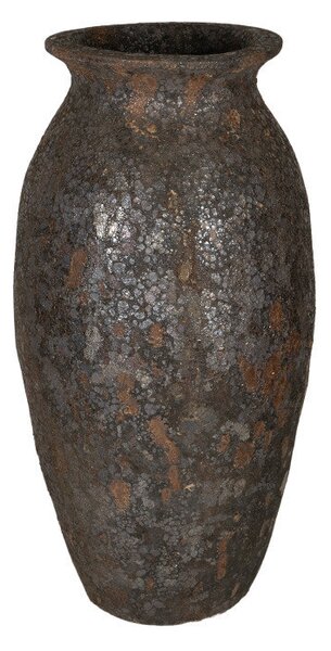 Rhodes Vase kerámia váza savmaratott fekete 60x115cm