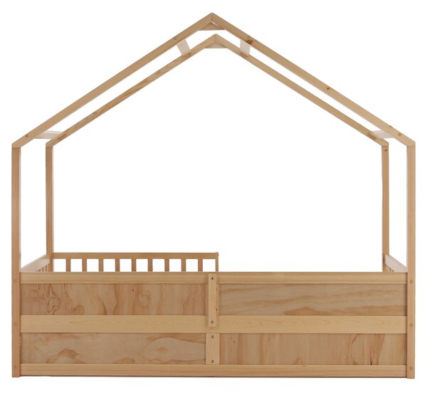 KONDELA Montessori ágy, 90x200, természetes, tömör, BIANKA