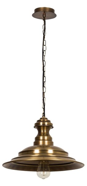 Bronzszínű függőlámpa fém búrával ø 39 cm Obyla – Opviq lights