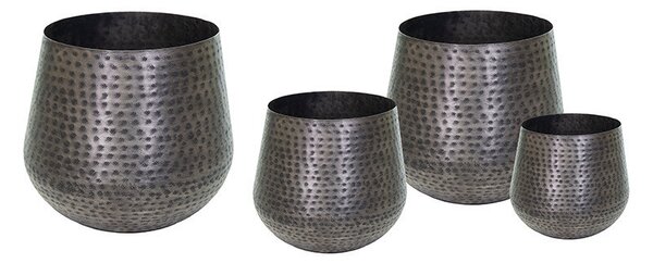 Madras Caldron fém üst szett óezüst 26x22-50x38cm S/4