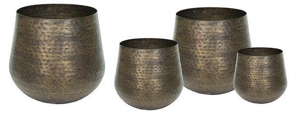 Madras Caldron fém üst szett réz 26x2-50x38cm S/4
