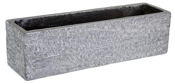 Ontario Tetra kompozit balkonláda szürke 60x17,2x17,2cm