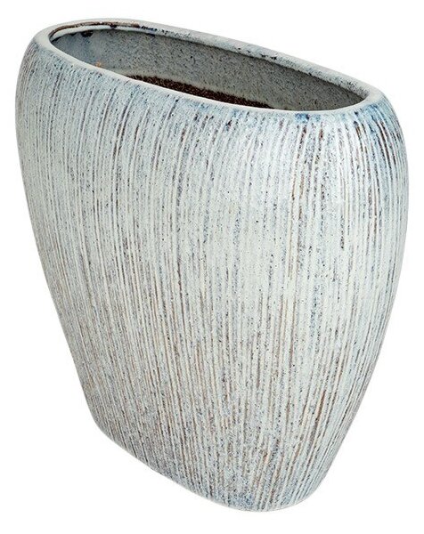Poole kerámia váza kékesfehér 36,5x17x32cm