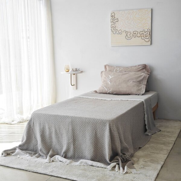 Hanah Home Fali polc GoldWhite Reve - Arany, fehér