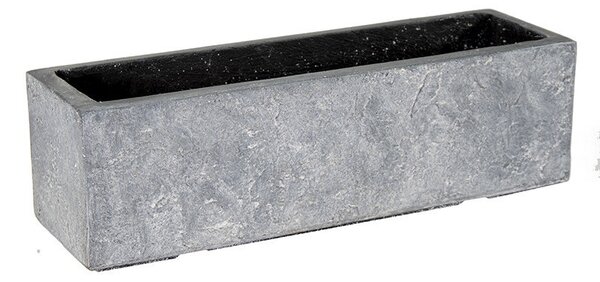 Alberta Tetra kompozit balkonláda szürke 60x17,2x17,2cm