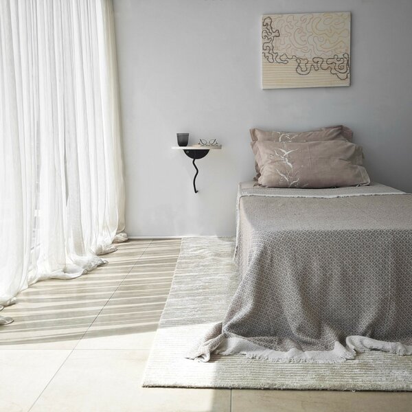Hanah Home Fali polc Black White Leo - fekete, fehér