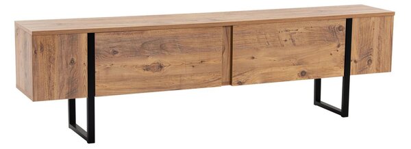Hanah Home TV Stand Atlantic Pine Black Serenity - Atlantic Pine, Black