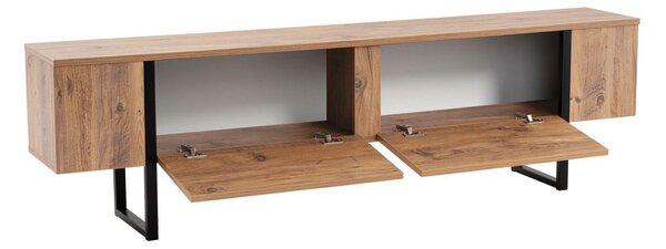 Hanah Home TV Stand Atlantic Pine Black Serenity - Atlantic Pine, Black