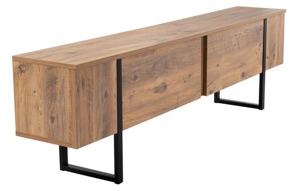 Hanah Home TV Stand Atlantic Pine Black Serenity - Atlantic Pine, Black