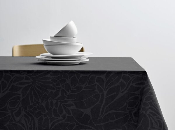 Damaszt asztalterítő 140x320 cm Abstract leaves – Södahl